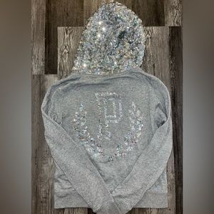 Victoria’s Secret Pink Bling Zip Up